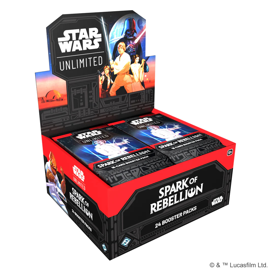 Star Wars: Unlimited - Spark of Rebellion Booster Display