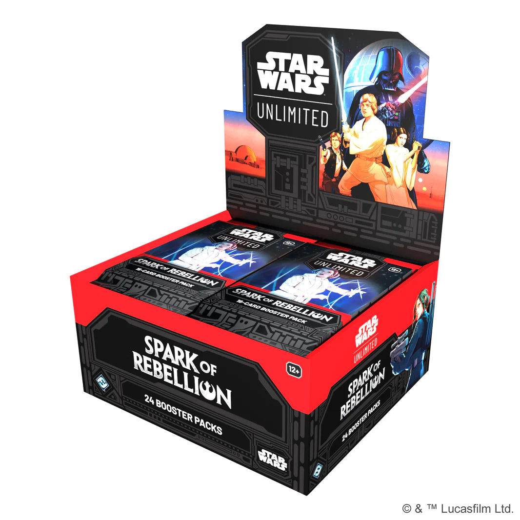 Star Wars: Unlimited - Spark of Rebellion Booster Display